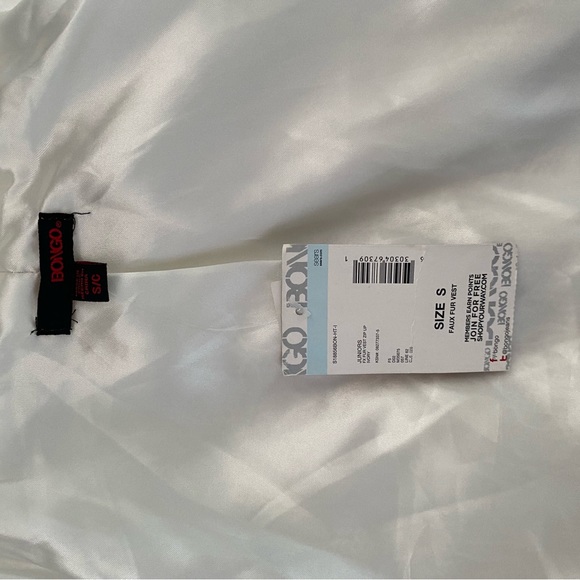 Women Teddy Zipper Vest Size Small NWT - Picture 9 of 9